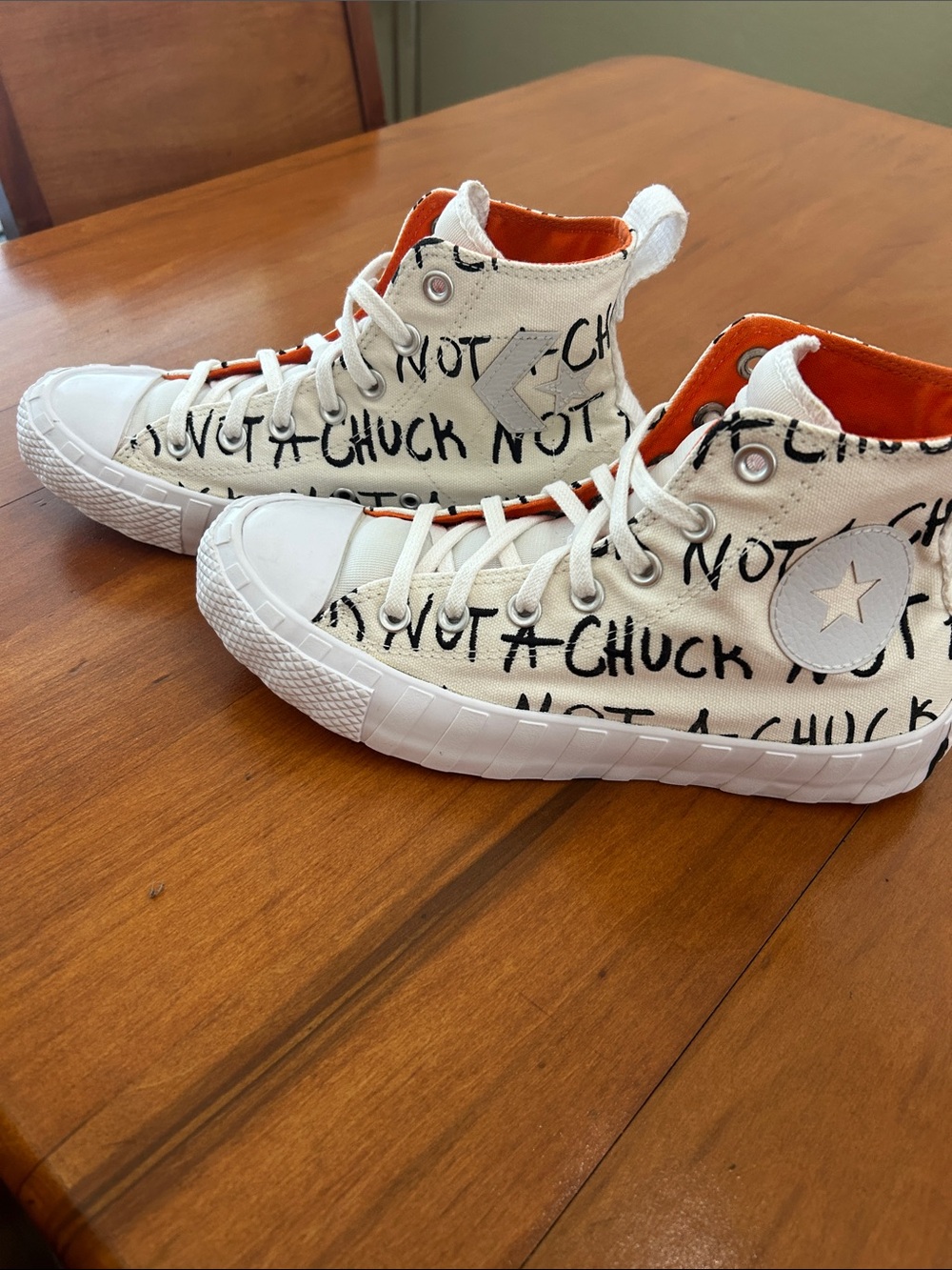 Converse Unt1tl3D "NOT A CHUCK" High GS/Youth 6=Women's 7.5 or 8 - Picture 9 of 11
